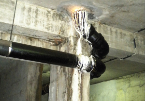 woda w garażu podziemnym